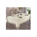 26-Piece Fulya French Guipure And Lace Dinner Cover/Natural Set