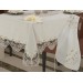 Kumsal 17 Pieces Guipure And French Lace Kitchen Linen Set