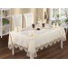 Kumsal 25-Piece French Guipure And Lace Placemat/Cover Cover Set