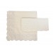 French Guipure And Satin 2-Piece Towel And Bedspread Set, Cream Color Kure