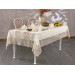 Mercan 25-Piece French Guipure Table Runner Set Gold Beige