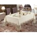 Venüs French Lace And Guipure Tablecloth Set - 25 Pieces