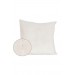 Giselle Two-Piece Cushion Cover, Cream-Grey Velvet