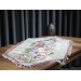 Luxurious Embroidered Tassels/Table Cover/Cover/Tablecloth In Golden Rose Love