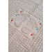 Güldestan Embroidered Foot Towel Powder