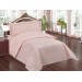 Single Bed Sheet Set Made Of Cotton, Pink Color
