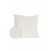 Two-Piece Cushion Cover Velvet Fabric Gray İllusion