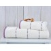 Two-Piece Bath Towel Set Cream-Lilac Jale