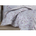 Jardin Purple Quilted Double Double Cover Set