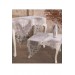 Gray Velvet 5-Piece Living Room Tablecloth Set