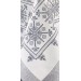 Cross Stitch Printed Table Runner 160X300 Cm Sultan Silver