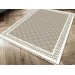 Checkerboard Non-Slip Digital Print Velvet Carpet Cappuccino 150X220 Cm