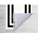 Geometric Digital Printed Non-Slip Velvet Carpet White 180X280 Cm