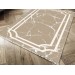 Non-Slip Digital Printed Velvet Carpet Brown 100X200 Cm Linear Stone