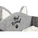 Cat Dog Bed Gray