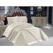 3-Piece Comforter Set With French Lace In Cream Color