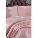 French Guipure Pique Set In Powder/Light Pink Lena