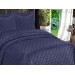 Quilted Double Bed Cover/Quilt Cover, Lizbon Navy