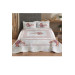 Lorenza Printed Quilted Double Bedspread Dried Rose