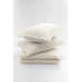 Merinos Modern Line Single Blanket Set Cream