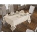 Miray Table Cloth 160X260 Cm 26 Pieces Cream
