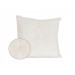 2-Piece Cushion Cover Mottled Cream Velvet
