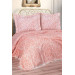 غطاء سرير لشخصين لون زهرة الرمان