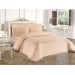 Roza Beige Quilted Double Bed Cover