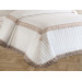 Roza Double Quilted Bedspread Cream Beige