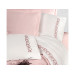 Embroidered Duvet Cover Set In Serena Powder/Light Pink