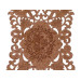 Brown Snowdrop Deluxe Embroidered Plush Table Runner/Table Cover