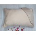 Brown Cushion Cover With Striped Design