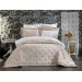 Luxurious Embroidered 9 Piece Bedding Set Cappuccino Valeria