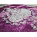 Verna Fuchsia Embroidered Plush Prayer Rug