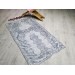 Gray Verna Embroidered Plush Prayer Rug