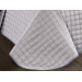 Double Quilted Bedspread Gray