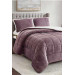 Yumi Double Quilt Set 220X240 Cm Dried Rose