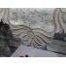 Zümra Cappuccino-Cream Embroidered Room Bedspread/Cover Cover For Bedroom And Living Room