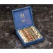 Turkish Delight, Assorted Wooden Box, Luxe, Blue Color From Hafez Mustafa