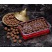Dragee Candy, Hazelnut Dipped In Chocolate, With Cinnamon Flavor. Hafez Mustafa, A Large Metal Box