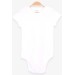 Baby Snap Button Body Solid Color Ecru (9 Months-2 Years)