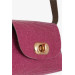 Children's Chain Glitter Mini Shoulder Bag Fuchsia