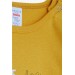 Baby Boy Snap Snap Body Puppy Printed Mustard Yellow (9 Months-3 Years)