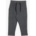 Baby Boy Sweatpants With Pocket And Lace Accessory Anthracite (9 Months-3 Years)