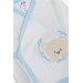 Baby Boy Hospital Release Pack Of 10 Cute Teddy Bears White With Embroidery (0-3 Months)