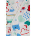 Baby Boy Hospital Release Pack Of 5 Nature Themed Cloud Patterned White (0-3)
