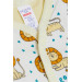 Baby Boy Hospital Release Pack Of 8 Lions Patterned Ecru (0-3 Months)