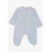Baby Boy Hospital Release Set Of 8 Polka Dot Teddy Bear Patterned White (0-3 Months)