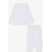 Baby Boy Pajamas Set Basic White (9 Months-2 Years)
