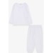 Baby Boy Pajamas Set Basic White (9 Months-2 Years)
